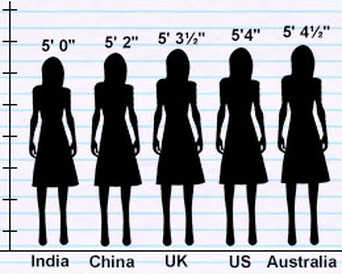 Is average of height woman a what the The Average